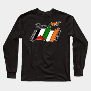 Free Palestine - Free Ireland Long Sleeve T-Shirt